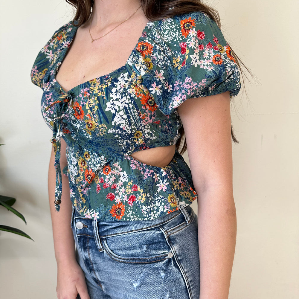 
                      
                        Flower Garden Crop Top
                      
                    