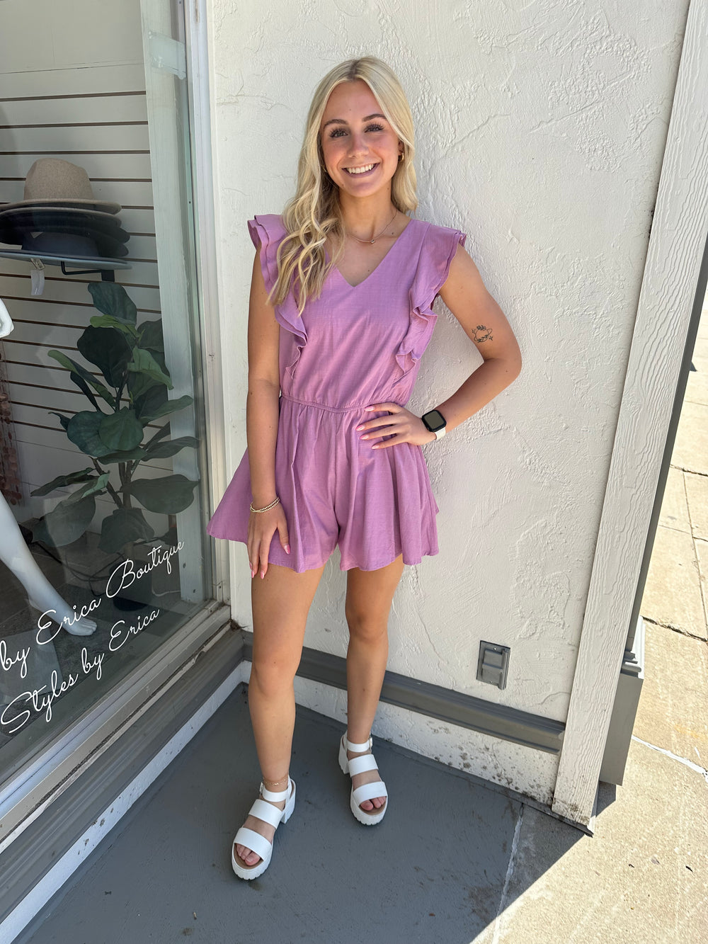 Sweet Violet Romper