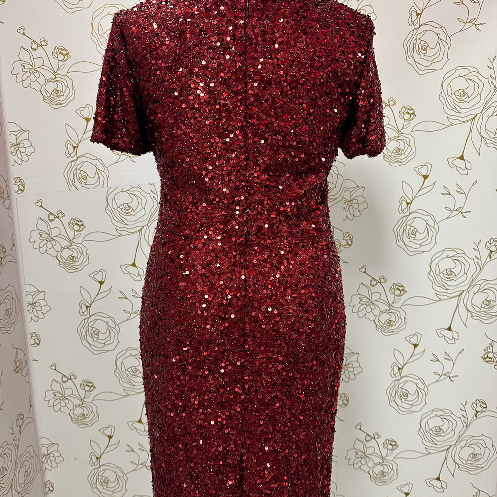 
                      
                        Short Sleeve Sequin Dress
                      
                    