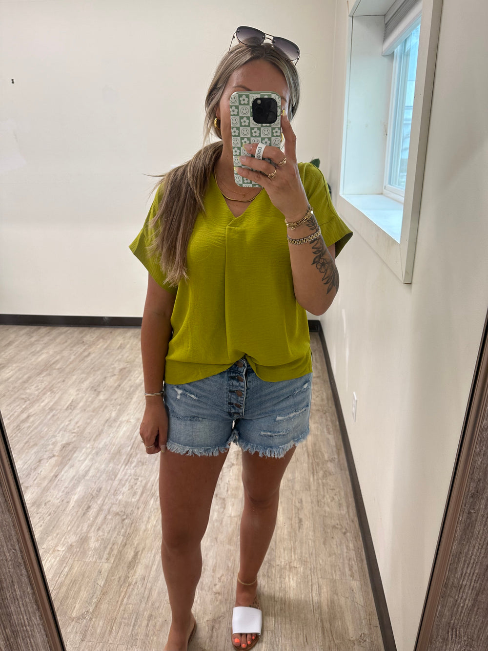 Chartreuse Chic Top