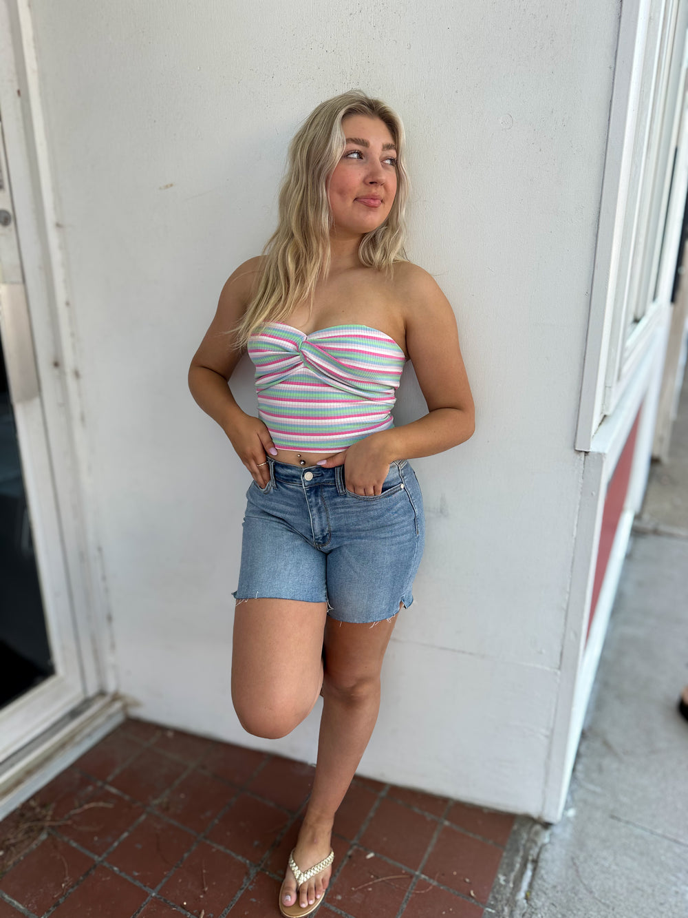 Summer vibes tube top