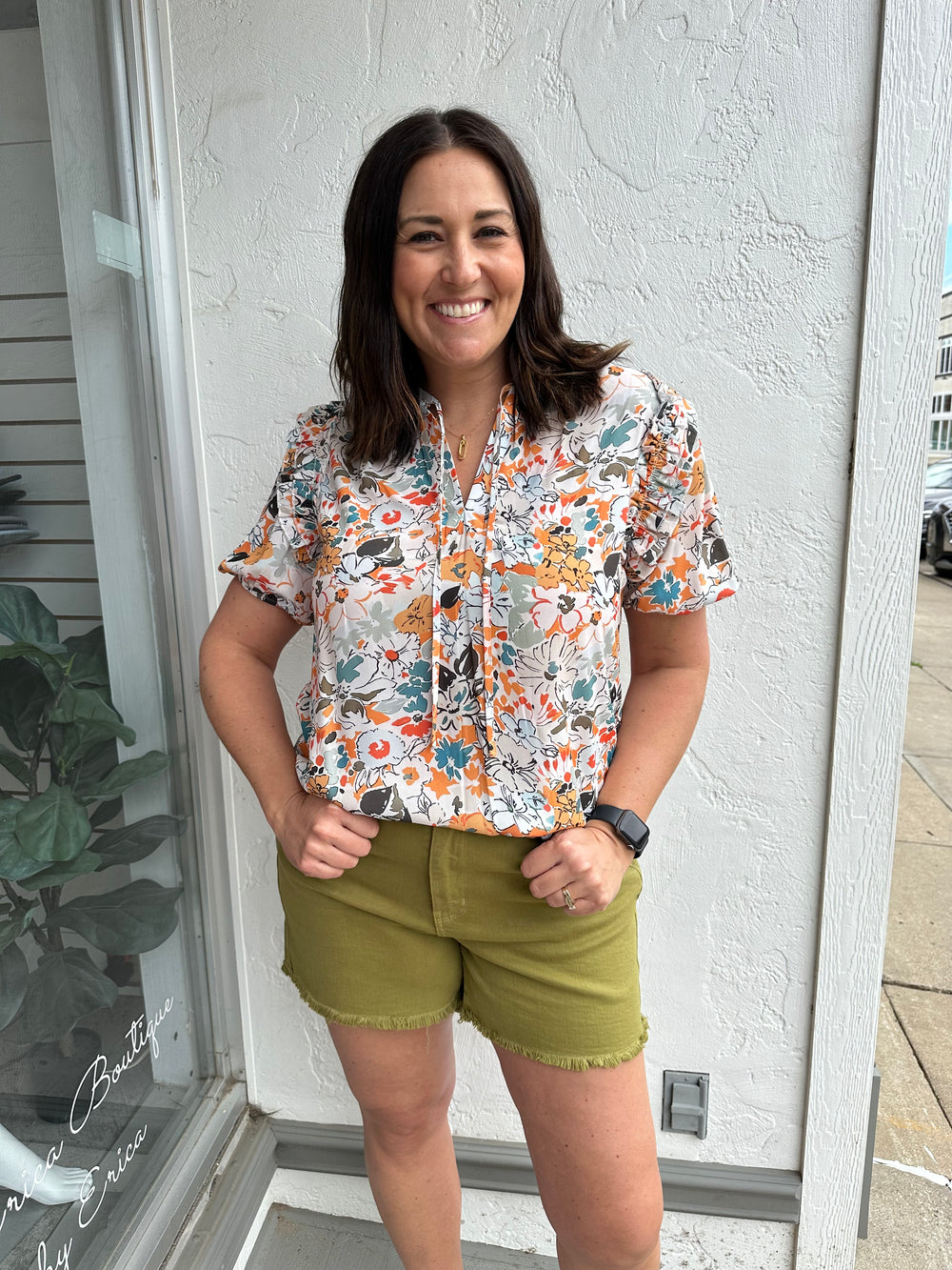 Floral Party Blouse