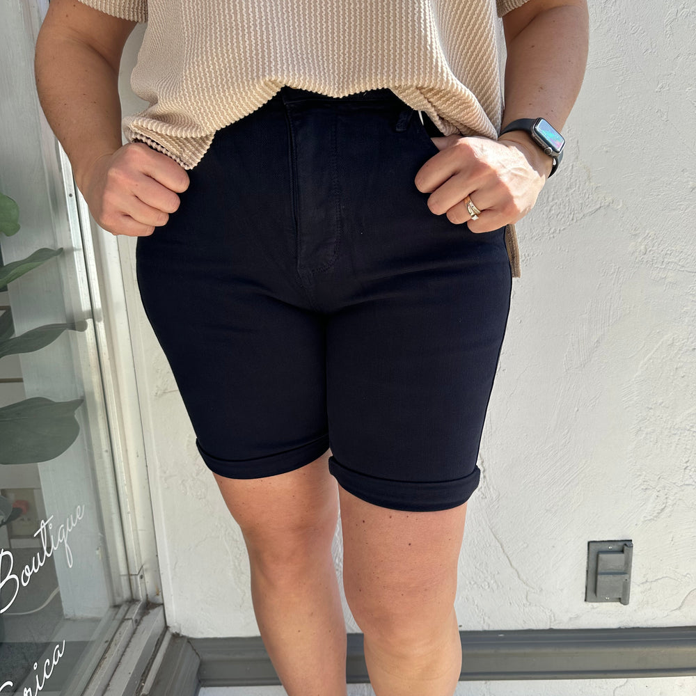 
                      
                        Judy Blue Navy Bermuda Shorts
                      
                    