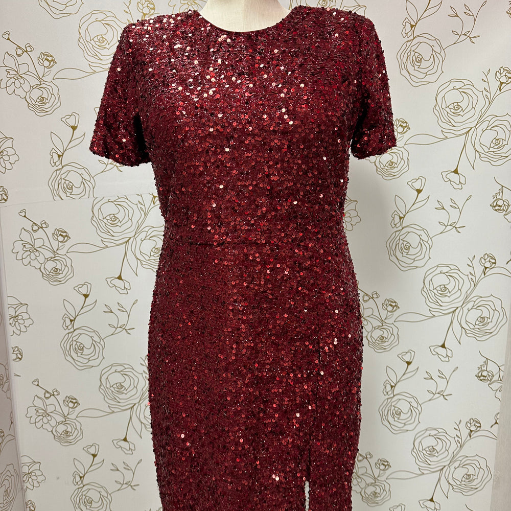 
                      
                        Short Sleeve Sequin Dress
                      
                    