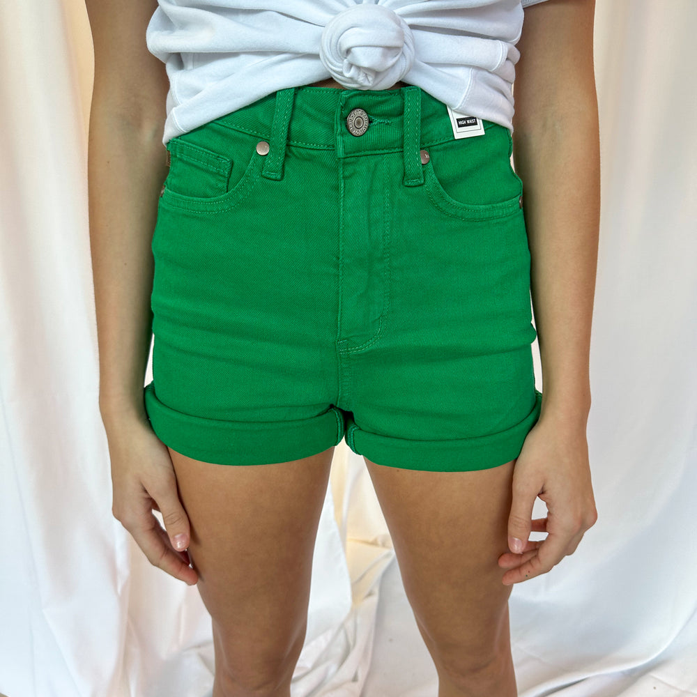 
                      
                        Judy Blue Kelly Green Shorts
                      
                    