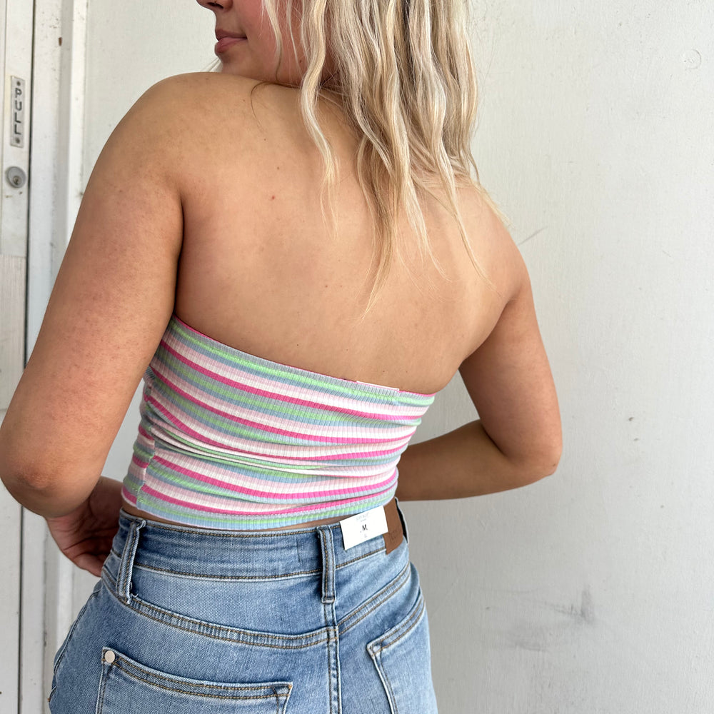 
                      
                        Summer vibes tube top
                      
                    