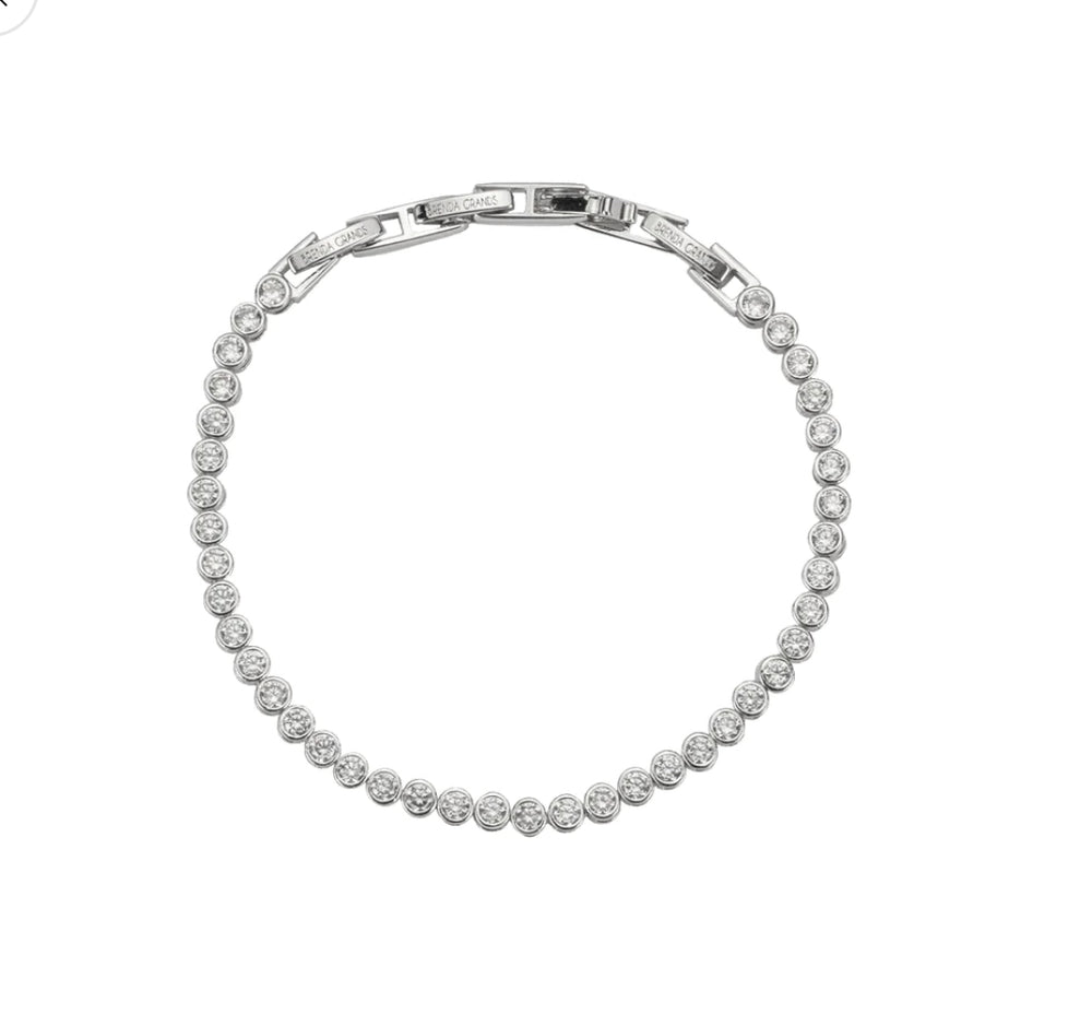 Tennis Bracelet Link-Silver