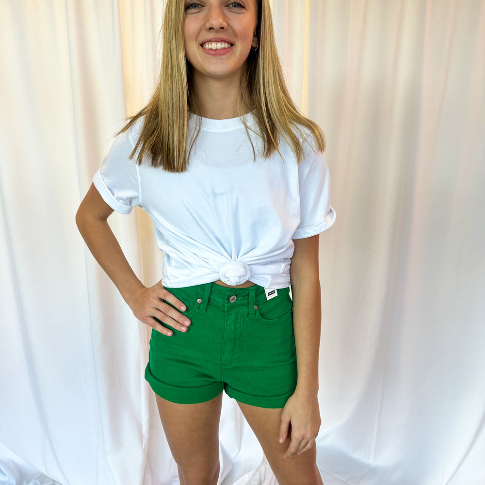 
                      
                        Judy Blue Kelly Green Shorts
                      
                    