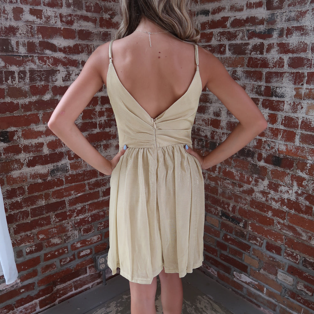 
                      
                        Golden Girl Party Dress
                      
                    