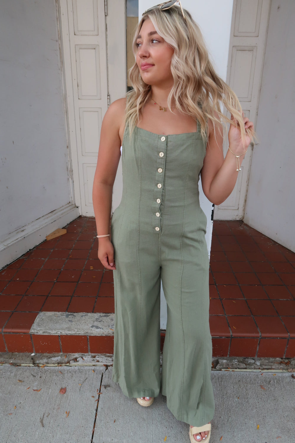 Olive You Alot Jumpsuit