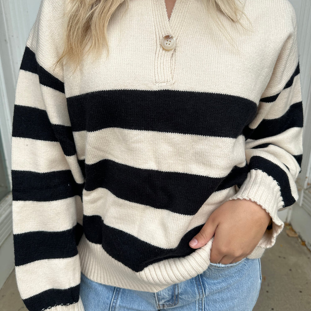 
                      
                        Preppy Girl Collared Sweater
                      
                    