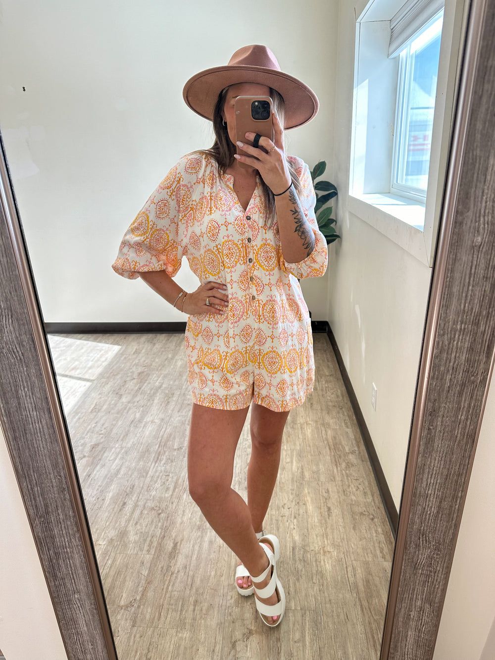 Boho Floral Romper