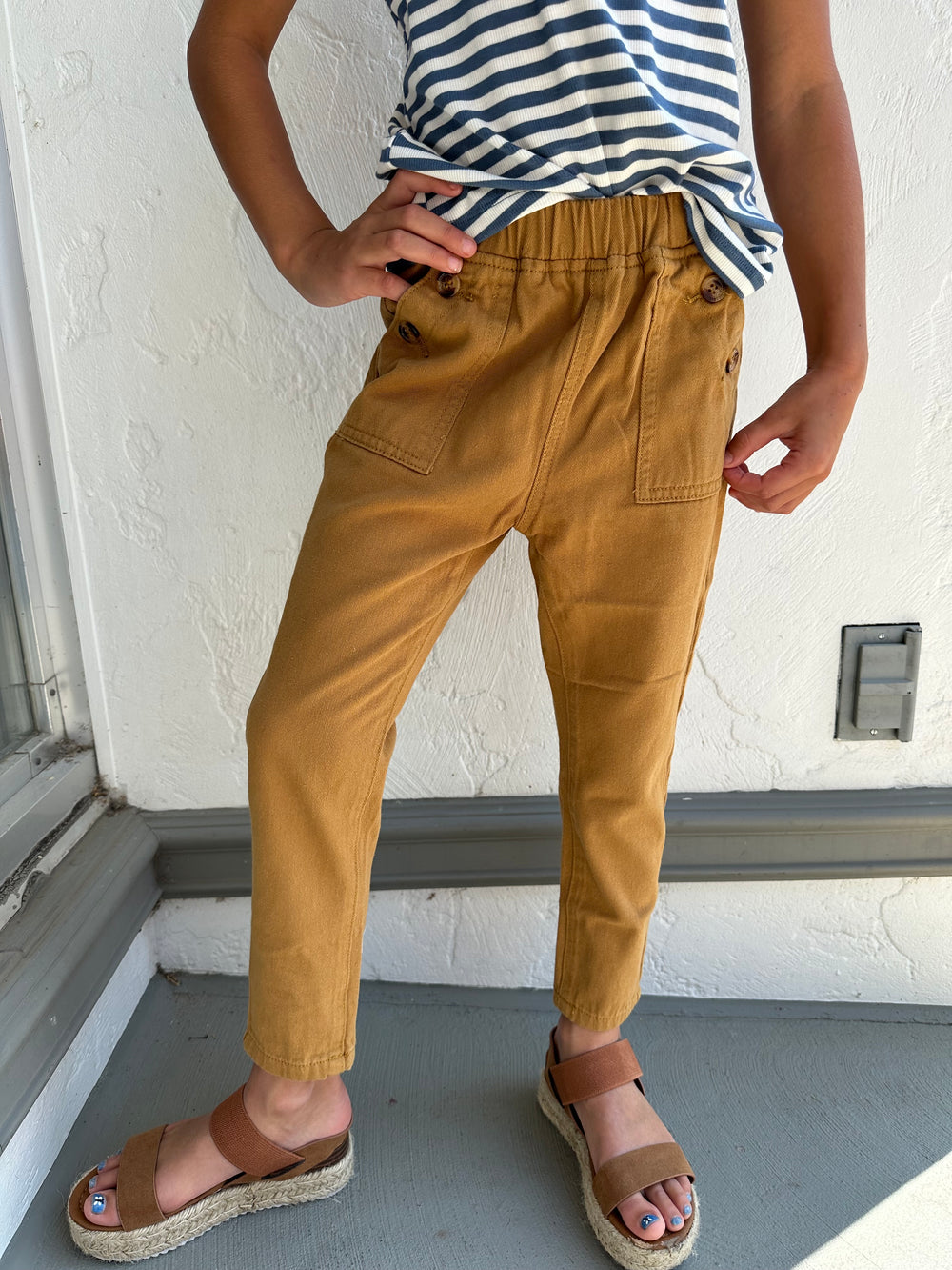 Girls Miss Mustard Pants