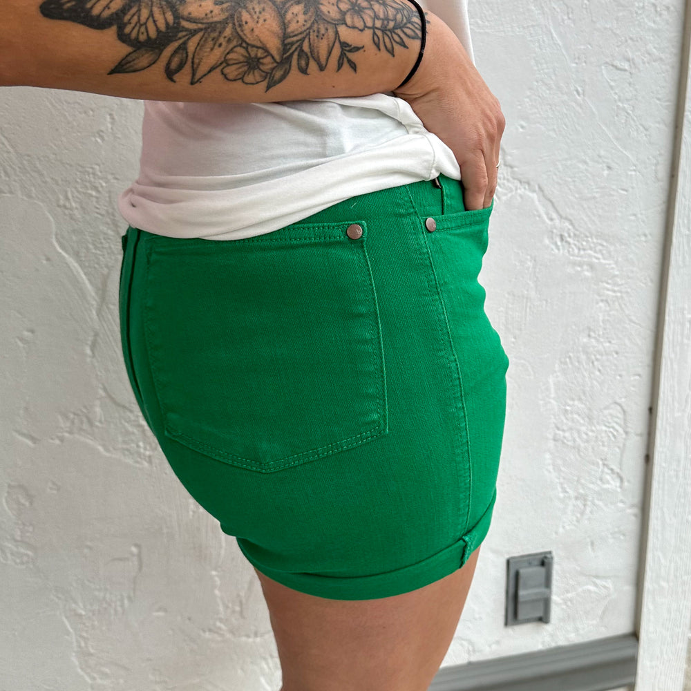 
                      
                        Judy Blue Kelly Green Shorts
                      
                    