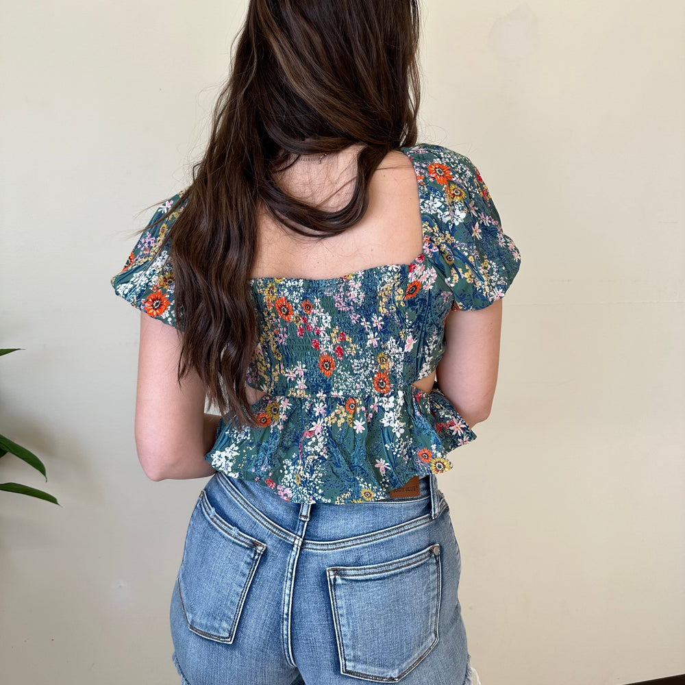 
                      
                        Flower Garden Crop Top
                      
                    