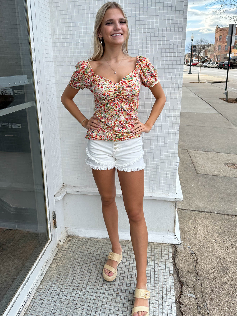 Sweetheart Vibe top (Floral)