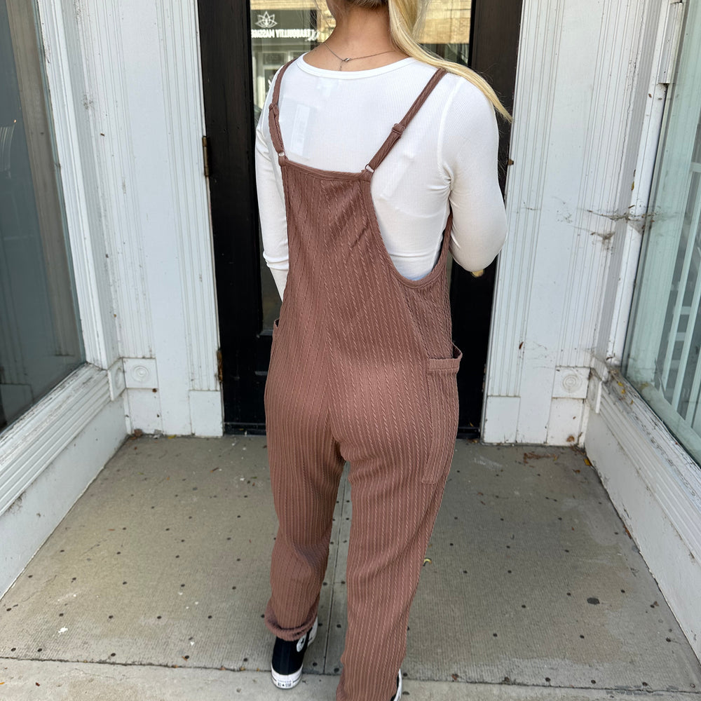 
                      
                        Mocha Cable Knit Jumpsuit
                      
                    