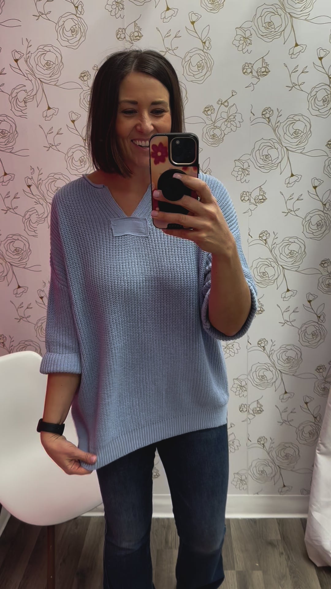 Periwinkle Sweater Top