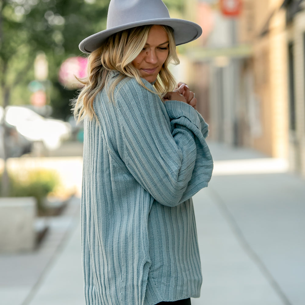 
                      
                        Slate Oversized Sweater
                      
                    