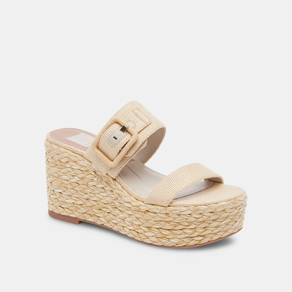 Dolce Vita Thorin Wedge-Natural Raffia