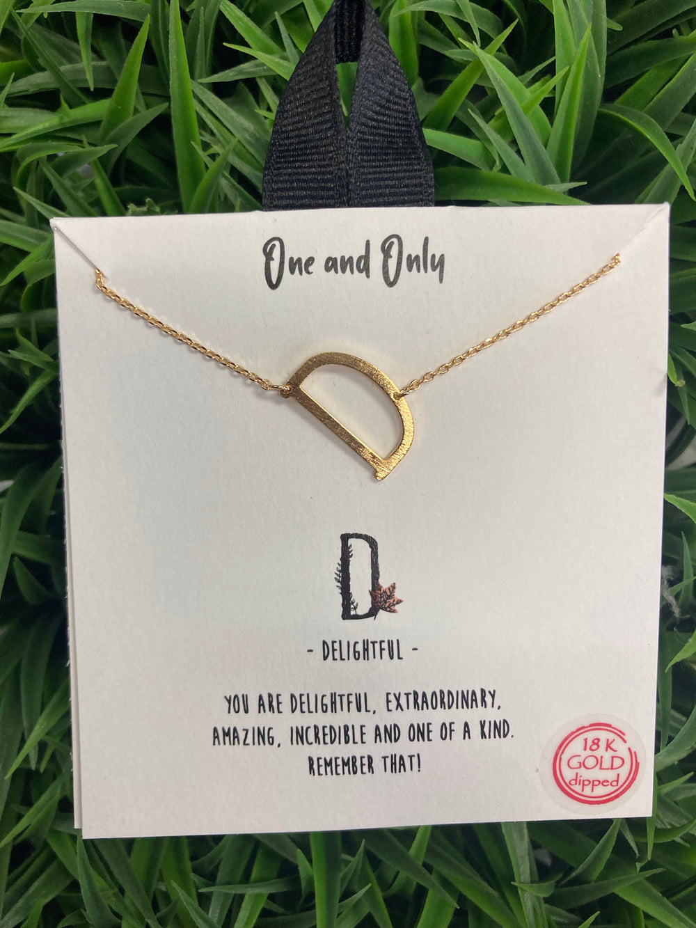 Gold Initial Necklace