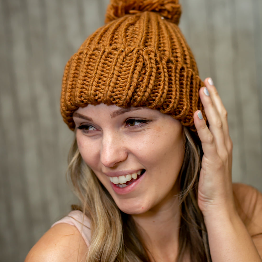 
                      
                        Fall's Essential Beanie With Pom
                      
                    