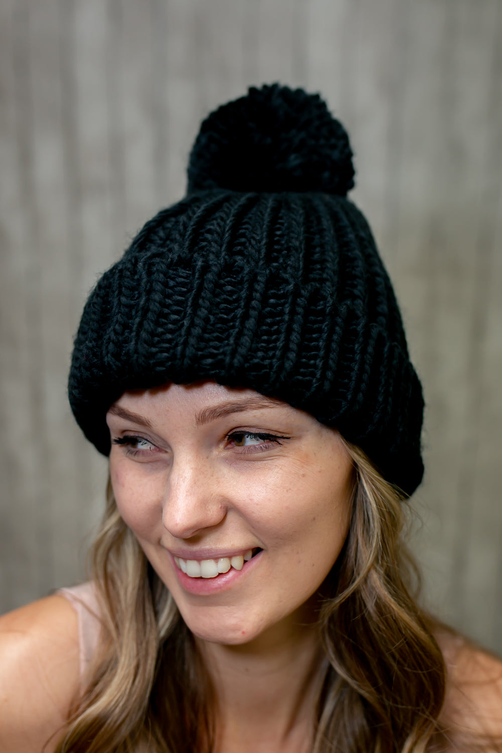 Fall's Essential Beanie With Pom